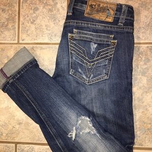 ripped boyfriend jeans GREAT CONDITION
